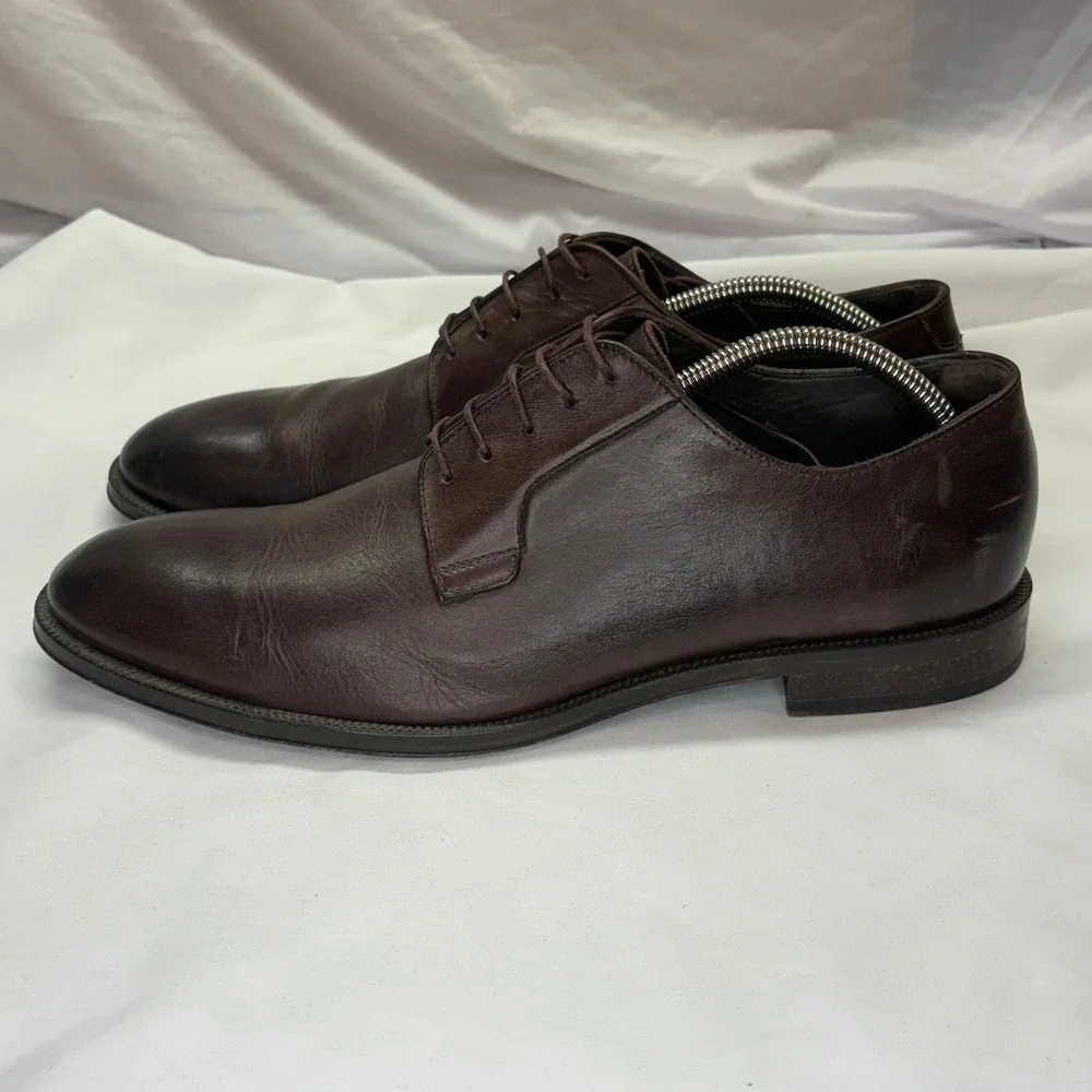 Paul Smith Antique Leather Oxford Flexible Travel Shoes Mens 11‎ USMade in Italy